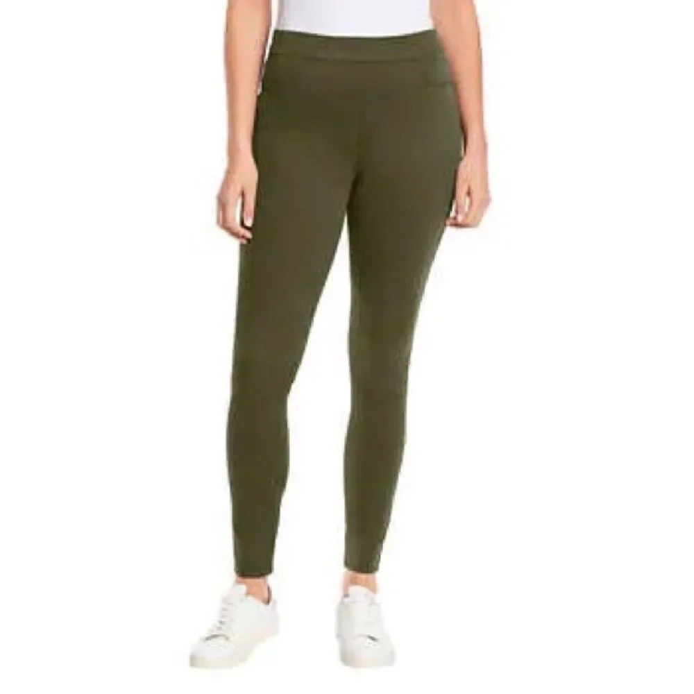 Gloria Vanderbilt Ladies’ Pull-On Pant in pine green